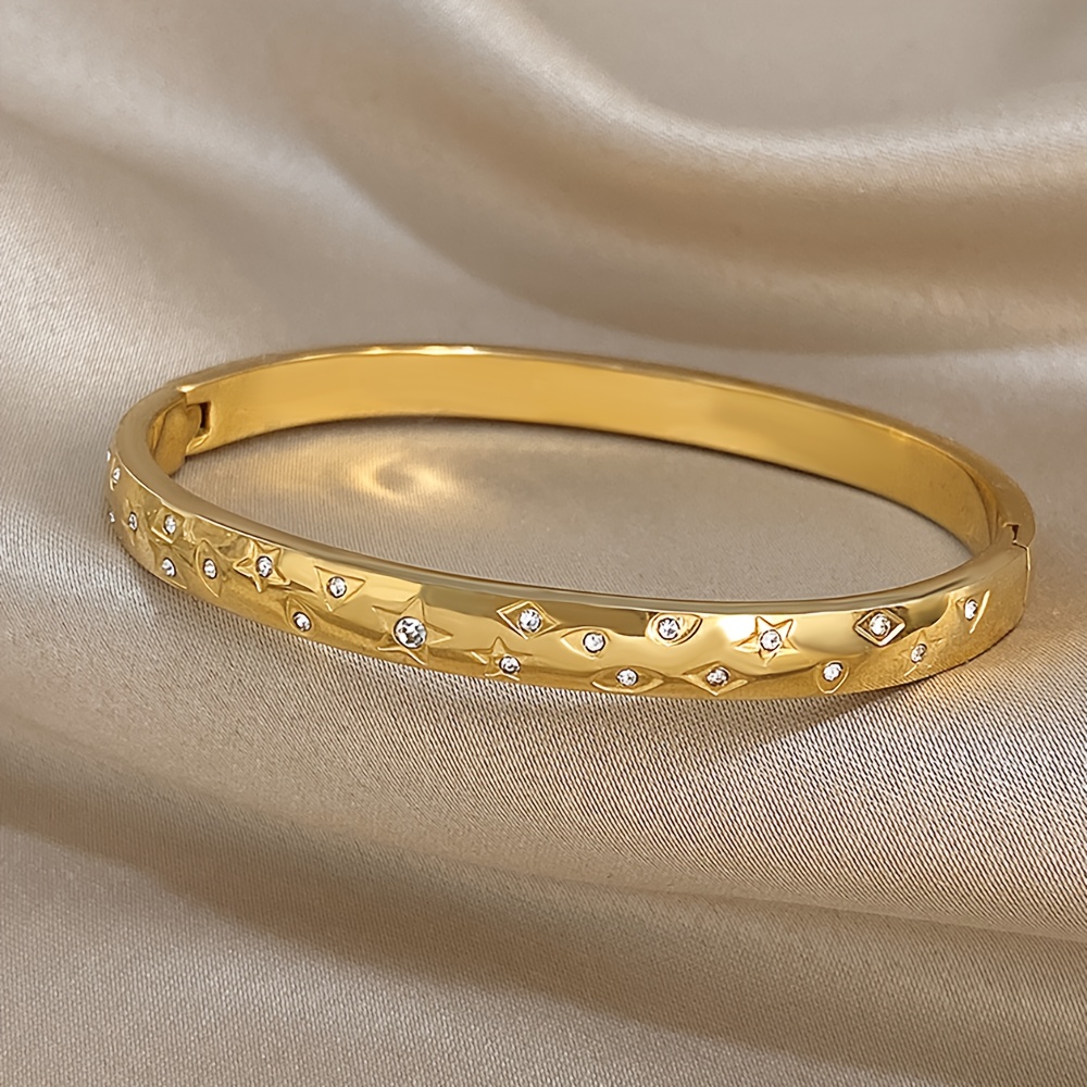 Fashion Stainless Steel Slim Bangle Bracelet